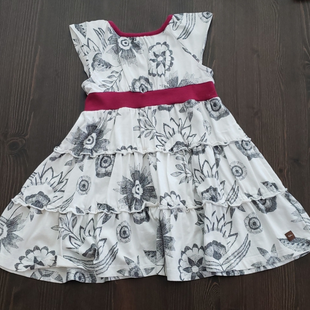Little girls Tea floral dress 2T - Picture 3 of 4